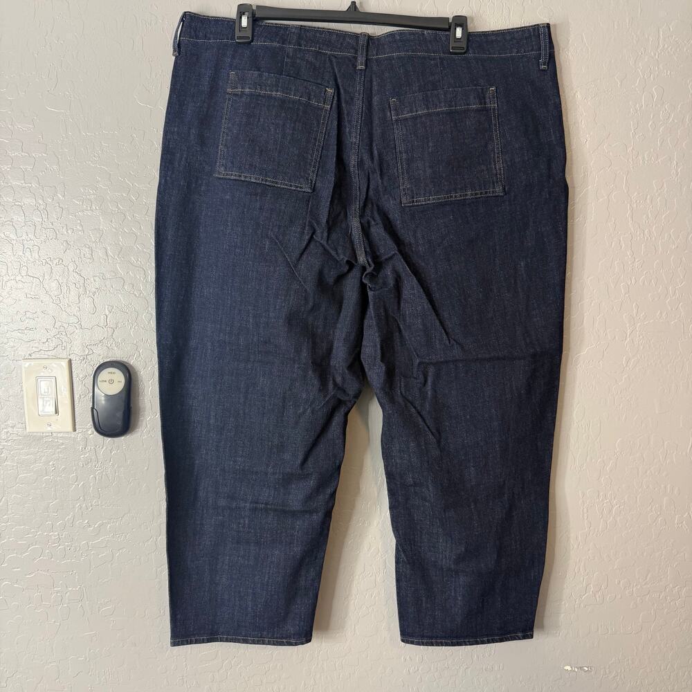 Gap Denim High Rise Barrel Leg Ankle Jean, 22, 804464 - Picture 2 of 6